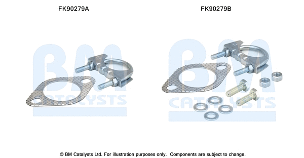 Mounting Kit, catalytic converter (FK90279)