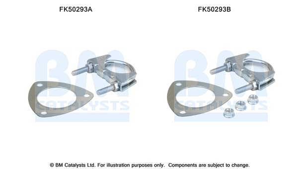 Mounting Kit, exhaust pipe (FK50293)