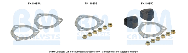 Mounting Kit, soot/particulate filter (FK11085)