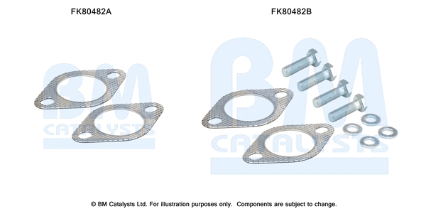 Mounting Kit, catalytic converter (FK80482)