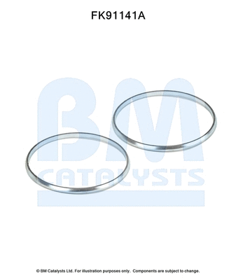 Mounting Kit, catalytic converter (FK91141)