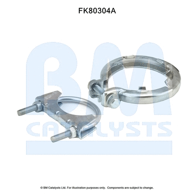 Mounting Kit, catalytic converter (FK80304)