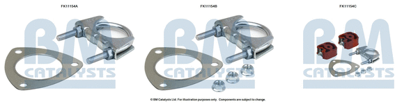 Mounting Kit, soot/particulate filter (FK11154)