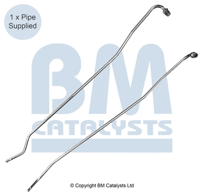 Pressure Pipe, pressure sensor (soot/particulate filter) (PP11080B)