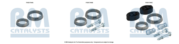 Mounting Kit, catalytic converter (FK91744)