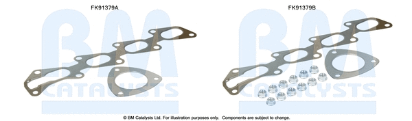 Mounting Kit, catalytic converter (FK91379)