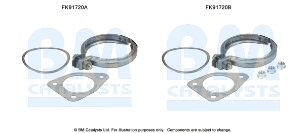 Mounting Kit, catalytic converter (FK91720)
