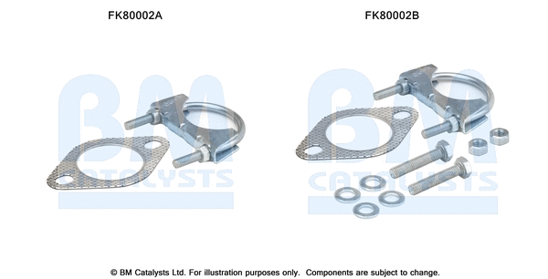 Mounting Kit, catalytic converter (FK80002)