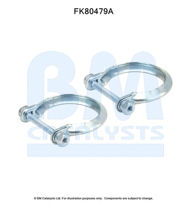 Mounting Kit, catalytic converter (FK80479)