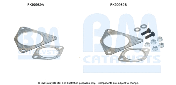 Mounting Kit, catalytic converter (FK90989)