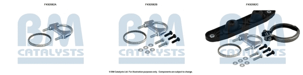 Mounting Kit, catalytic converter (FK92082)
