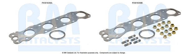 Mounting Kit, catalytic converter (FK91639)