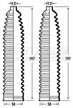 Bellow Kit, steering (FSG3380)