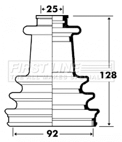 Bellow Kit, drive shaft (FCB6106)