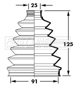 Bellow Kit, drive shaft (FCB2377)