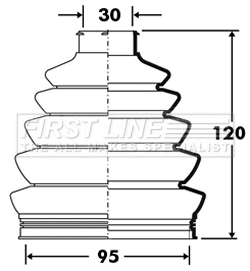Bellow Kit, drive shaft (FCB2393)