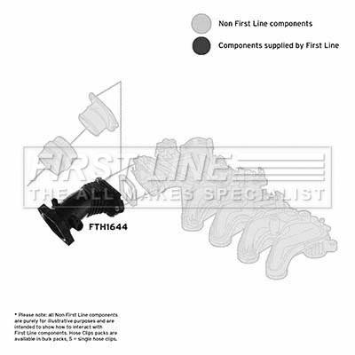 Intake Hose, air filter (FTH1644)