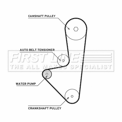 Water Pump & Timing Belt Kit (FTW1033)