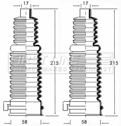 Bellow Kit, steering (FSG3195)