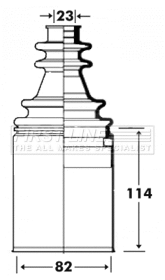 Bellow Kit, drive shaft (FCB2915)