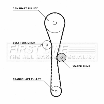 Water Pump & Timing Belt Kit (FTW1011)