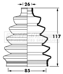 Bellow Kit, drive shaft (FCB2399)
