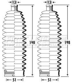 Bellow Kit, steering (FSG3361)