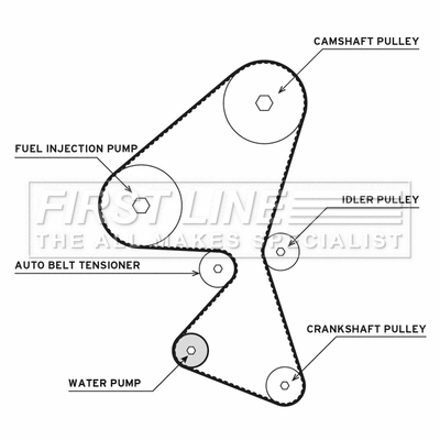 Water Pump & Timing Belt Kit (FTW1009)
