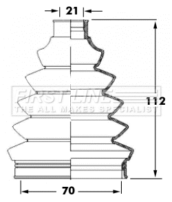Bellow Kit, drive shaft (FCB6067)