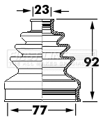 Bellow Kit, drive shaft (FCB6123)
