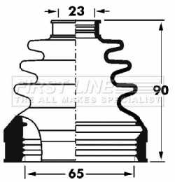 Bellow Kit, drive shaft (FCB2893)