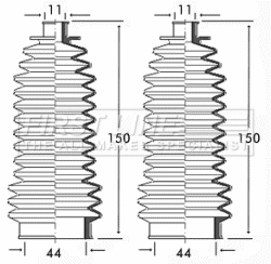 Bellow Kit, steering (FSG3146)