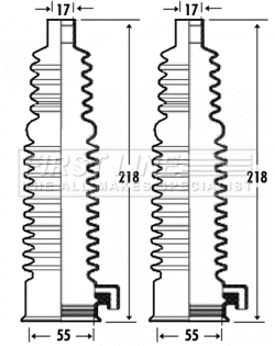 Bellow Kit, steering (FSG3301)