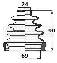 Bellow Kit, drive shaft (FCB6132)