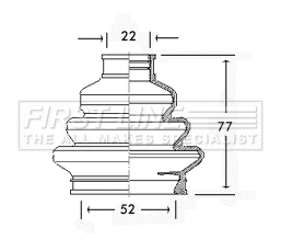 Bellow Kit, drive shaft (FCB2310)