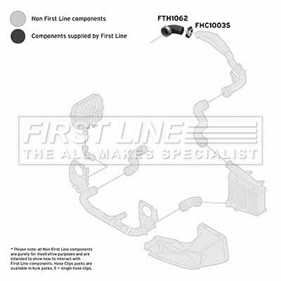 Intake Hose, air filter (FTH1062)
