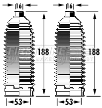 Bellow Kit, steering (FSG3392)