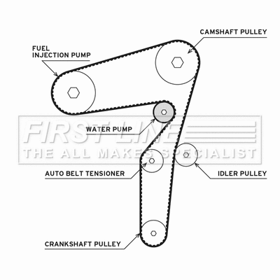 Water Pump & Timing Belt Kit (FTW1081)