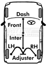 Cable Pull, parking brake (FKB3613)
