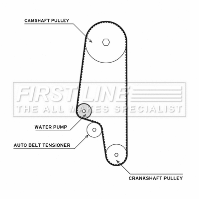 Water Pump & Timing Belt Kit (FTW1034)