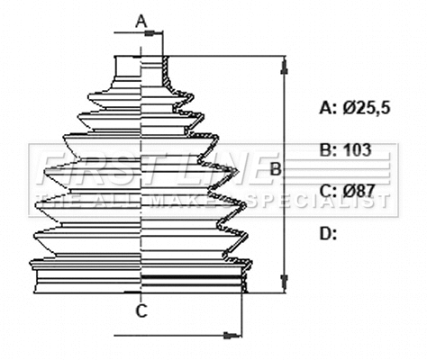 Bellow Kit, drive shaft