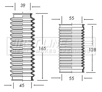 Bellow Kit, steering (FSG3021)