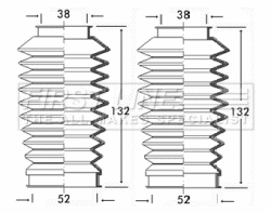 Bellow Kit, steering (FSG3189)