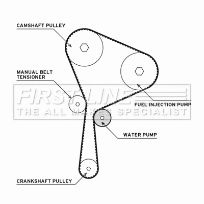 Water Pump & Timing Belt Kit (FTW1018)