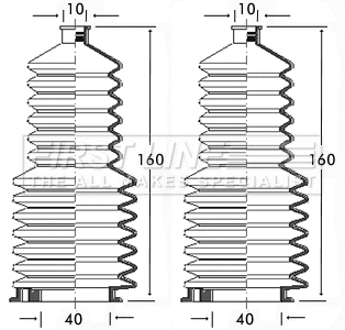 Bellow Kit, steering (FSG3103)