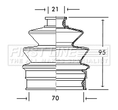 Bellow Kit, drive shaft (FCB2010)