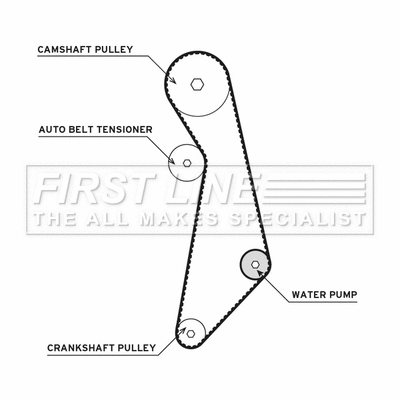 Water Pump & Timing Belt Kit (FTW1027)