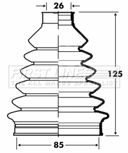 Bellow Kit, drive shaft (FCB2843)