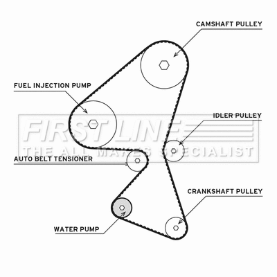 Water Pump & Timing Belt Kit (FTW1032)
