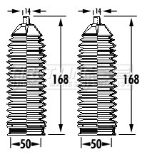Bellow Kit, steering (FSG3393)
